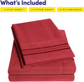 1500 Supreme Collection Bed Sheet Set - Extra Soft, Elastic Corner Straps, Deep Pockets, Wrinkle & Fade Resistant Hypoallergenic Sheets Set,