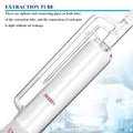 MXBAOHENG 1000Ml Soxhlet Extractor Kit Soxhlet Extraction Apparatus with 60/45 Graham Condenser, Flat Bottom Flask 29/32 Joint, Extractor Tube Lab