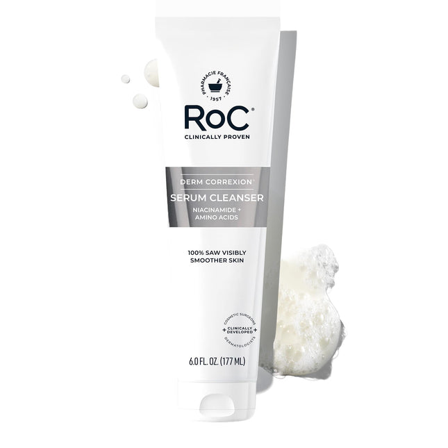Roc Retinol Correxion Deep Wrinkle Serum Facial Cleanser with Niacinamide for An