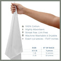VALENGO New Lint Free Rags – 100% Cotton Cloth, Soft T-Shirt Rags, Lint Free Cloth for Staining Wood, Cast Iron, Dusting, Polishing, Painting and