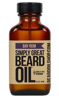 Sam’s Natural Bay Rum - Natural - 3 FL OZ | Gifts for Men, Beard Care, Beard Moisturizer, Natural, Nourishing, Bay Rum Scented, Travel Friendly,