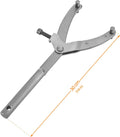 TRKIMAL Adjustable Locking Spanner Wrench Clutch, Wrench Holder Hub Rotor Flywheel Sprocket Spanner Wrench Set Fan Clutch Removal Tool for Scooter