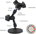 Magnetic Phone Holder,Heavy Duty Phone Mount for Truck/Tractor/Forklift/Boat/Motor Vehicles,Fit 3.5~7.5" Iphone/Nexus/Smartphone,360ÃÂ°Adjustable