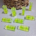 6Pcs Small Bubble Levels 10x10x29mm Mini Square Spirit Level Measuring Layout Tools
