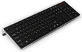 KOTEMON Acrylic Tilted Computer Keyboard Stand for Ergonomic Typing, Keyboard Tray Holder with Silicone Non-Slip Case, Clear Clear 17"x5.5"x1.5"H