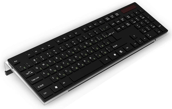 KOTEMON Acrylic Tilted Computer Keyboard Stand for Ergonomic Typing, Keyboard Tray Holder with Silicone Non-Slip Case, Clear Clear 17"x5.5"x1.5"H