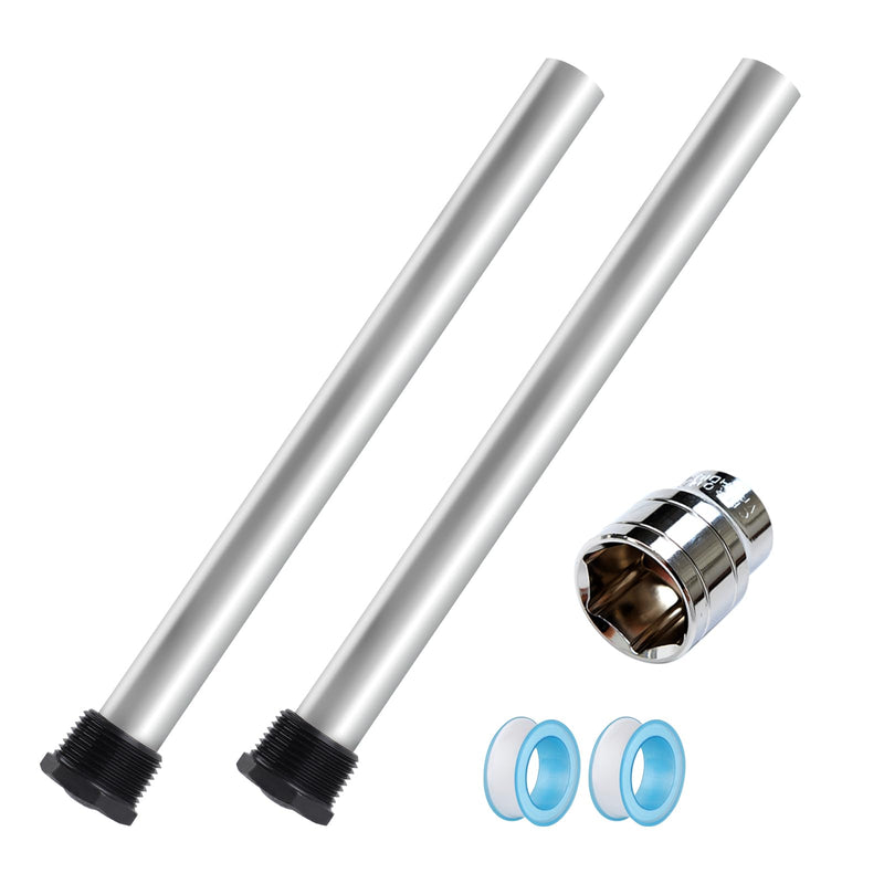 RV Water Heater Anode Rod（2Pack) Compatible with Suburban RV water heater，Magnesium Anode Rod for hot water heater ， 9.25" Length ¾" NPT Thread