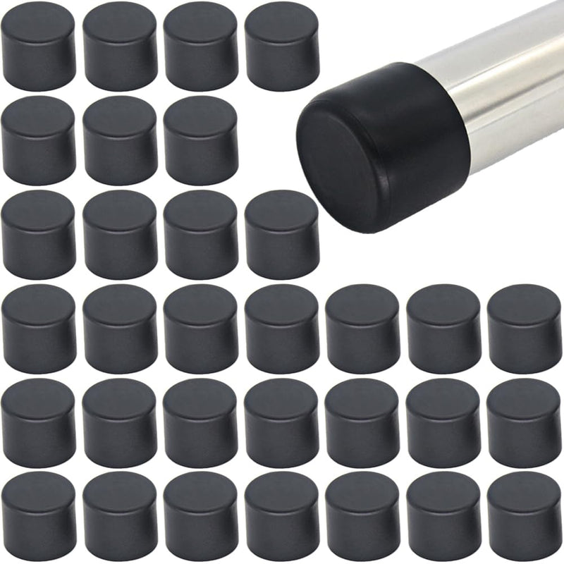 32Pcs Round Rubber Chair Leg Tips Caps, 3/4 Inch (19mm) Chair Table Leg Covers Floor Protectors, Chair Leg End Caps for Furniture, Table