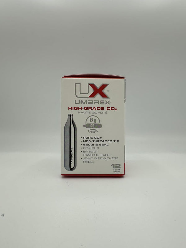 Umarex High-Grade CO2 Cartridges for Pellet Guns 12 GRAM (PACK OF 12) 12 Gram (Pack of 12)