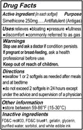 RXZELL Gas Relief, Maximum Strength Simethicone 250mg, 120 Softgels - Anti Flatulence Relieves Gas Fast, Bloating Aid, Stomach Discomfort,