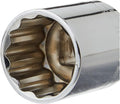 CRAFTSMAN Shallow Socket, SAE, 1/2-Inch Drive, 1-1/16-Inch, 12-Point (CMMT47515) 1-1/16"
