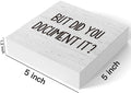 But Did You Document It Office Decor Wooden Box Sign Decorative Funny Office Wood Box Sign Home Rustic Farmhouse Square Desk Decor Sign for Shelf