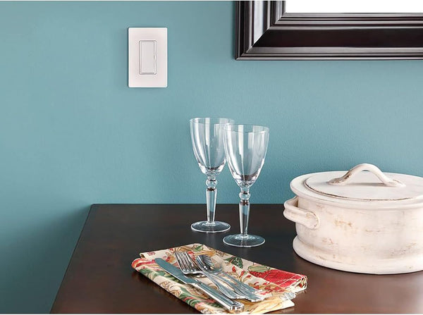 Lutron Claro Light Switch Cover Plate, 1 Gang Wallplate, for Decorator Light Switches, Rocker Light Switch Cover, Outlet Cover, Screwless Switch