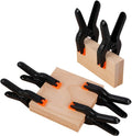 10 Packs of 3.4 inch Professional Plastic Small Spring Clamps Heavy Duty for Crafts or Plastic Clips and Backdrop Clips Clamps for Backdrop