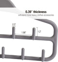 Belt Hanger Rack Holder for Closet, Sturdy Belt Organizer with 360 Degree Swivel, 11 Large Sturdy Belt Hooks, Non Slip Rubberized Belt Storage,