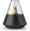 Ultrasonic Essential Oil Diffuser, 150ML Modern Aromatherapy Diffuser with Candle Light, 2 Mist Mode, Remote Control, Auto-Off, Small Cool Mist