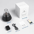 Essential Oil Diffuser, Modern Style Aroma Diffusers with Candle Light Remote Control, USB Powered 150Ml Ultrasonic Cool Mist Aromatherapy for
