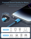 [2Pack/3.3ft] Lightning to 3.5mm iPhone Aux Cord, iPhone Aux Audio Cable | [Apple Mfi Certified] Lightning Aux Cord for Car Home Stereo Headphone