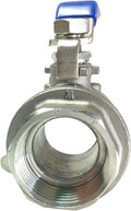 1" Female Ball Valve NPT Thread 316 Stainless Steel Full Port Ball Valve WOG1000 1 Inch