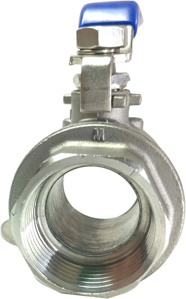 1" Female Ball Valve NPT Thread 316 Stainless Steel Full Port Ball Valve WOG1000 1 Inch