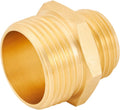 Brass Garden Hose Adapter, 3/4Ã¢ÂÂ GHT Male X 1Ã¢ÂÂ NPT Male Connector,Ght to NPT Adapter Brass Fitting,Brass Garden Hose to Pipe Fittings Connect