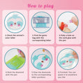 EAPHANT Diamond Art Stickers Kits, 44 Designs Diamond Painting Kits for Kids Gem Arts and Crafts Painting Kits for Kids Ages 4-8 8-12 multi-coloured