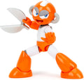 Jada Mega Man 4" Cut Man - 1:12 Scale Action Figure, Wave 2 – Over 15 Points of Articulation, Alternate Hands & Head, Rolling Cutter Accessory