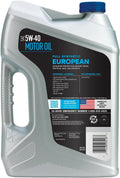 Valvoline European Vehicle Full Synthetic SAE 5W-40 Motor Oil 5 QT, Case of 3 European Vehicle 5 QT, Pack of 3 5W-40