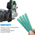 24 Pack 1/2" x 10" Replacement Knife Sharpener Sander Belt Kit for Work Sharp WSCMB Combo Knife Sharpener- 80/120/240/400/1000/1200 Grits Sanding