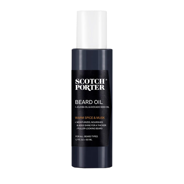 Scotch Porter Smoothing Beard Oil â Nourishing Oil Seals in Moisture & Smooths Flyaways for a Frizz-Free, Fuller/Healthier-Looking Beard with