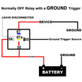 80/60Amp 12V 5-pin Relay Kit, SPDT 12-Volt Automotive Relay with Heavy-Duty Pigtail, 6-Pack 6 relays