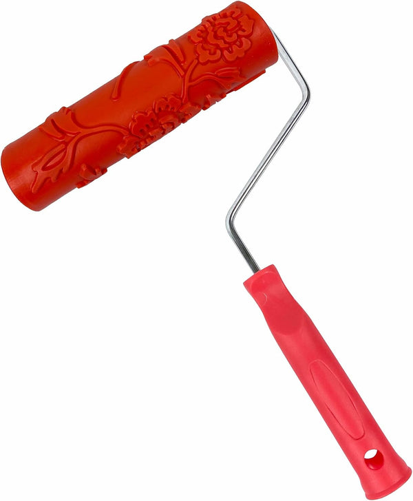 Nichiyo 7'' Texture Roller DIY Decorative Art Pattern Paint Roller Rubber Roller for Walls, Furnitures and Floors Decoration(EG110T)