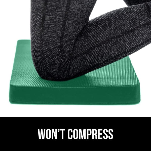 GORILLA GRIP® Extra Thick Patent Pending Supportive Foam Kneeling Pad, 2 PK, Large Cushion Knee Pads for Gardening, Baby Bath, Dirt and Water