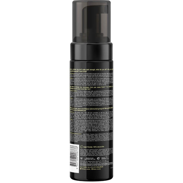 b.tan Dark Self Tanner Mousse | Get Tanned - Best, 1 Hour Express Sunless Tanning Foam, No Fake Tan Smell, Ultra Dark Bronzing Glow, Face & Body,