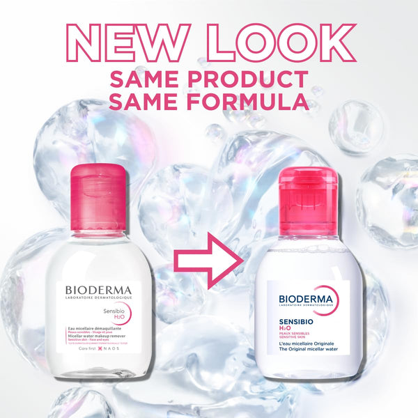 Bioderma - Sensibio - H2O Micellar Water - Makeup Remover Cleanser - Face Cleanser for Sensitive Skin
