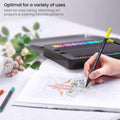 ARTEZA Inkonic Fineliners Pens, Set of 72, 0.4 mm Fine Tip Markers, Water-Based Art Pens for Drawing, Sketching, Journaling, Calligraphy 1 Count