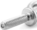 QWORK Eye Bolt, 5 Pack 1/4" - 20 x 1" Marine Grade Stainless Steel Lifting Ring Threaded Eyebolts