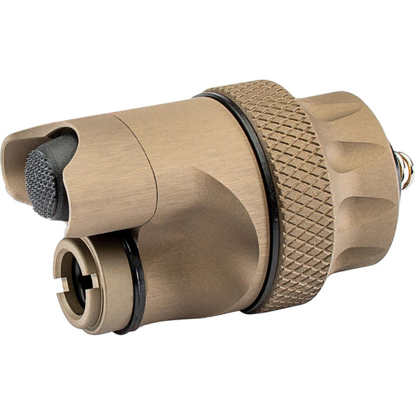 SureFire Weaponlight Accessories - DS00-TN Dual-Switch Tailcap - Tan | Scoutlight Accessories - Dual Switch Tailcap (Push Button and Tape Switch
