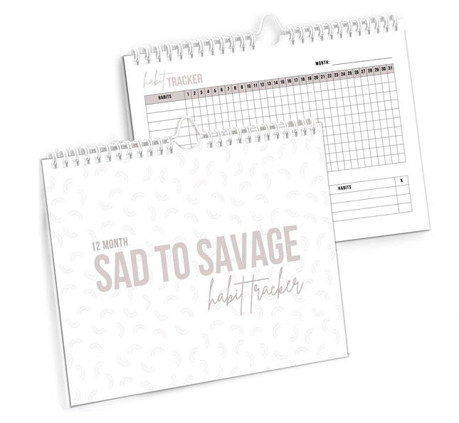 Habit Tracker by Shelby Sacco - Daily Habit Tracker Journal with Affirmations an