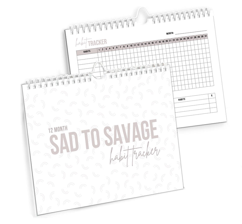 Habit Tracker by Shelby Sacco - Daily Habit Tracker Journal with Affirmations and Educational Material on the Habit Loop for Creating Habits to