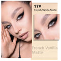 Kaely Pressed Single Eyeshadow Makeup, Vanilla Nude Beige Matte Highly Pigmented Monochrome Eye Shadow Palette, Waterproof Neutral Powde Mini