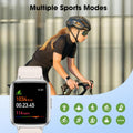 Fitness Tracker Watch with Heart Rate, No App No Phone Required, Pedometer Almond