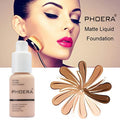 PHOERA Foundation, Natural Foundation Makeup, 104 Buff Beige, 30ml, 2 Pack | Full Coverage Foundation, Flawless, Long Lasting, Waterproof No