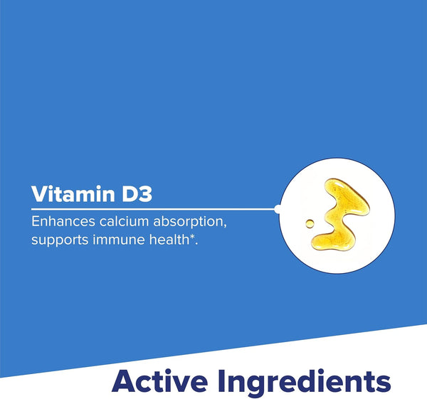 Superior Source Vitamin D3 1000 IU - Offers Immune System, Brain & Nervous System Support - Aids Calcium Absorption for Teeth & Bone Health -
