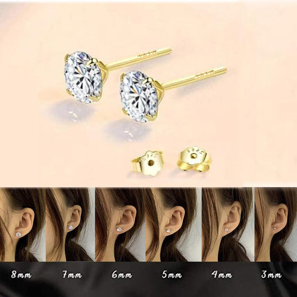 Professional Ear Piercing Gun Kit Reusable for Body Nose Lip Piercing with 16 Pairs Hypoallergenic Earrings (6 Pairs Sterling Silver Stud Earrings