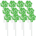 Shamrock Swirl Suckers for St. Patrick'S Day - 12 Individually Wrapped Lollipops - Leprechaun St. Pat'S Day Candy and Party Supplies