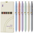 FIOVER Gel Pens, 6pcs 0.7mm Fine Point Black Ink, Quick Dry Smooth Writing Pens for Journaling, Nurse Aesthetic Cute Office School Supplies, Gifts