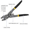 Wire Rope Crimping Tool Kit, with 1/16-304 Stainless Steel Cable 165 Ft (7X7 Strand Core), 100 Cable Ferrule Aluminum Loop Sleeve Stops
