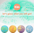 Bath Bombs for Kids with Toys inside for Girls Boys - 12 Set Surprise Bubble Bath Fizzies, Colorful Handmade Kids Safe and Gentle Spa Bath Fizz