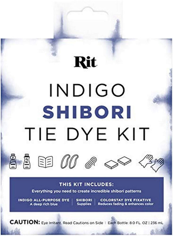 Rit Indigo Shibori Tie Dye Kit, Model Number: 85847 , Blue (Pack of 1)